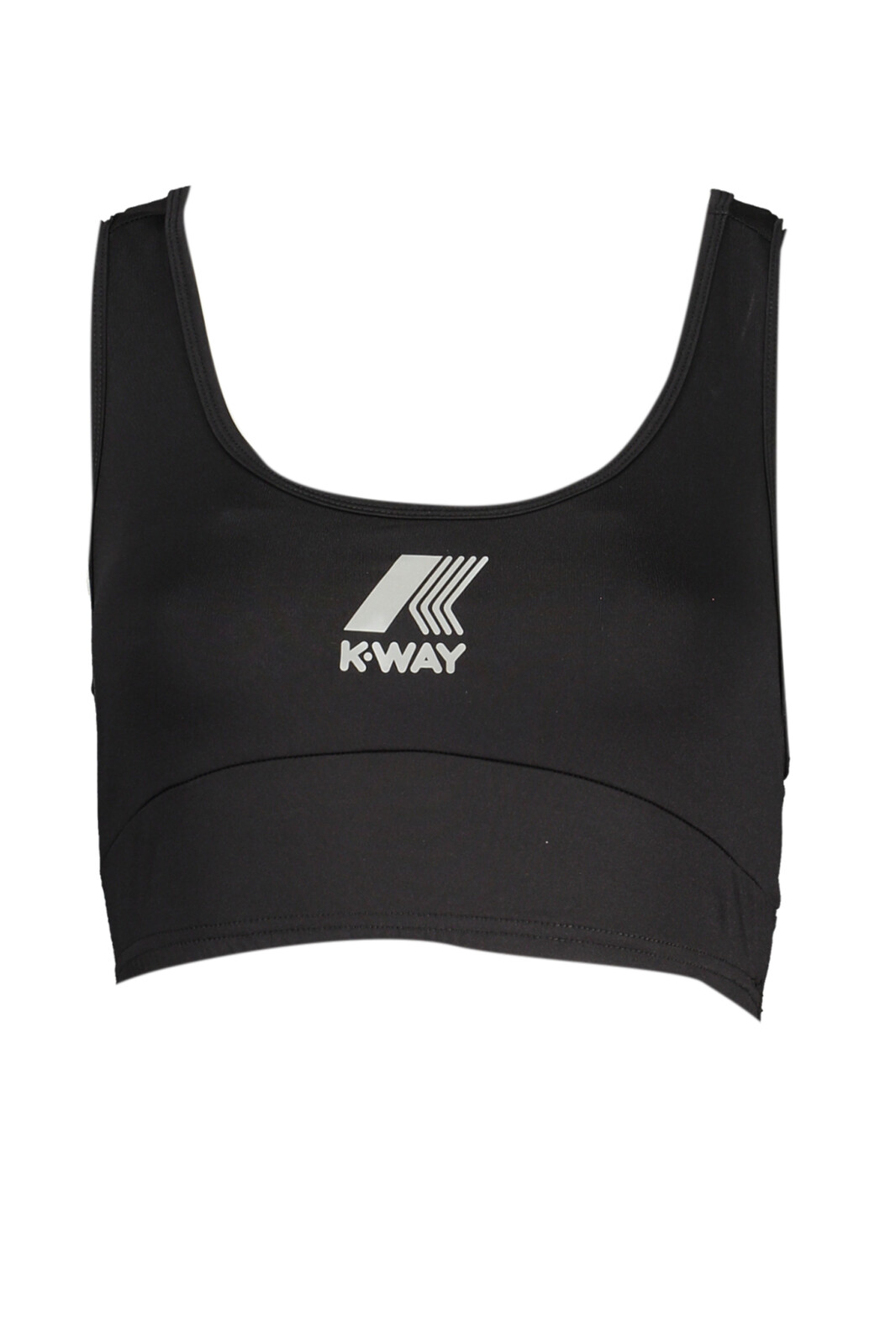 BLACK WOMEN'S K-WAY TOP