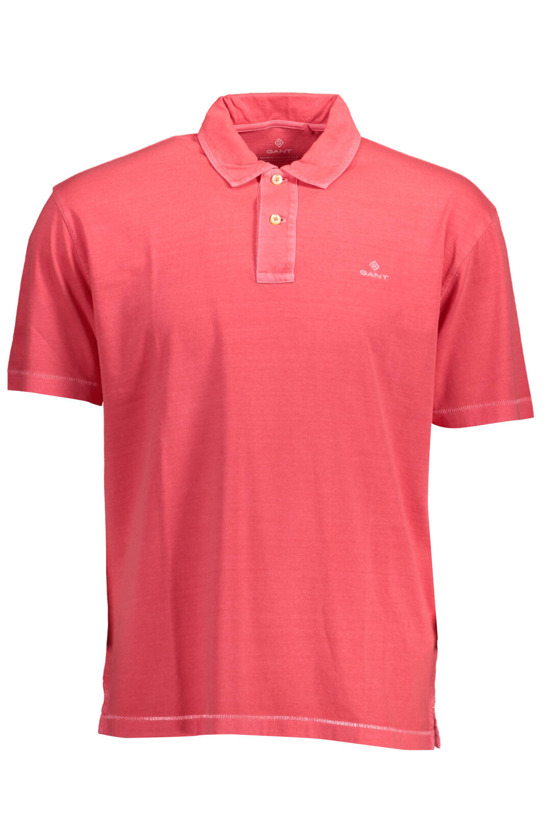 GANT MEN'S PINK SHORT SLEEVE POLO SHIRT