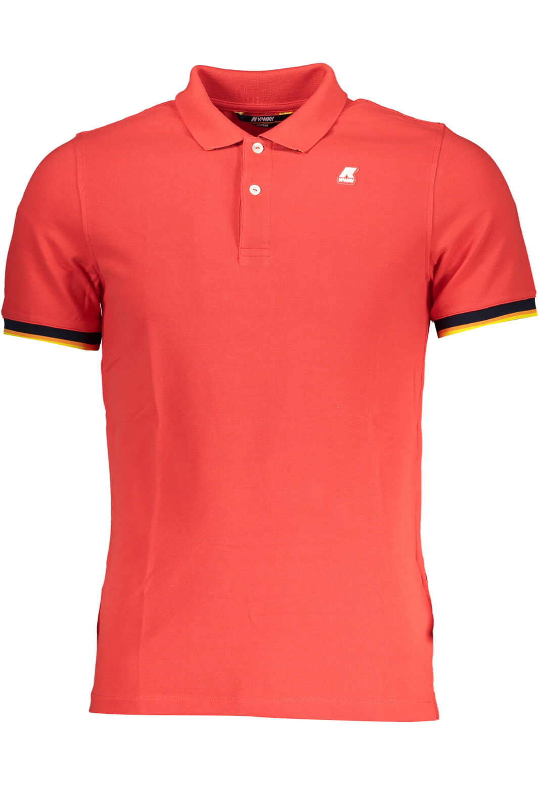 K-WAY RED MEN'S SHORT SLEEVED POLO SHIRT