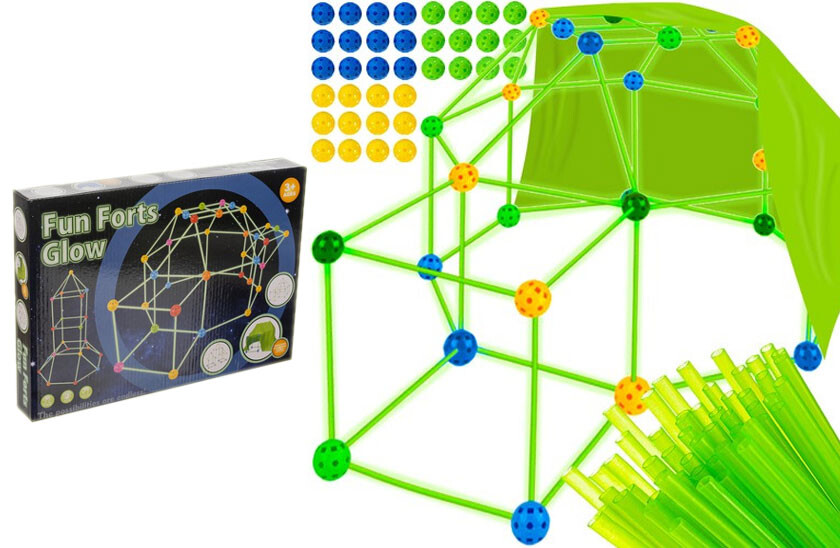 Dětská stavebnice – Stavění pevností, stanů a bunkrů