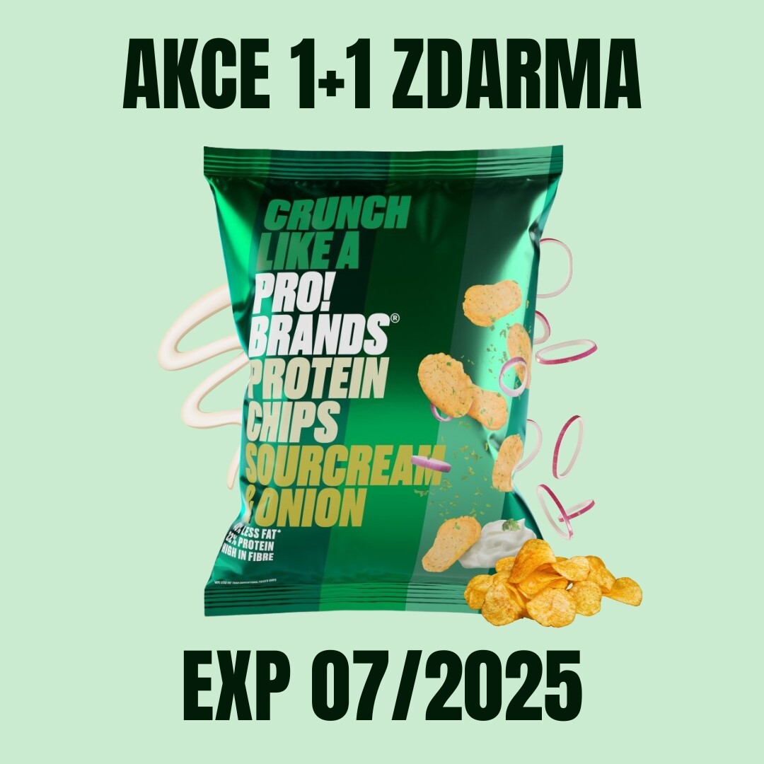 PROBRANDS ProteinPro Chips smetana/cibule 50 g EXP 07/2025 1+1 ZDARMA