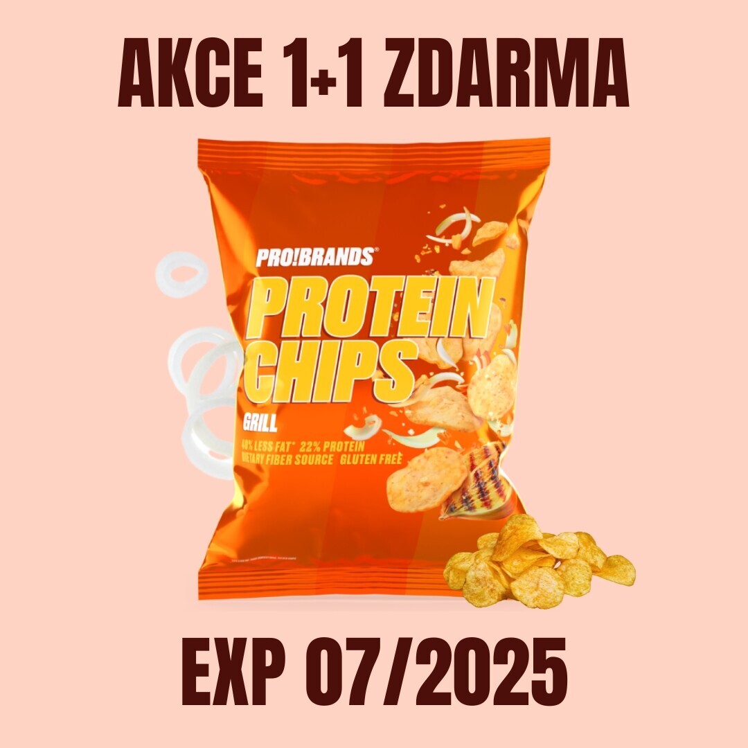 PROBRANDS ProteinPro Chips grill 50 g EXP 07/2025 1+1 ZDARMA