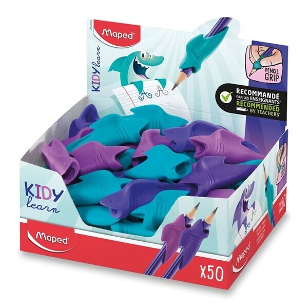 Nástavec na tužku MAPED Kidy Learn Grip Finger Guide Shark - mix barev