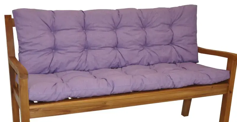 Axin Trading Polstr na zahradní lavičku 150 cm - fialový melír