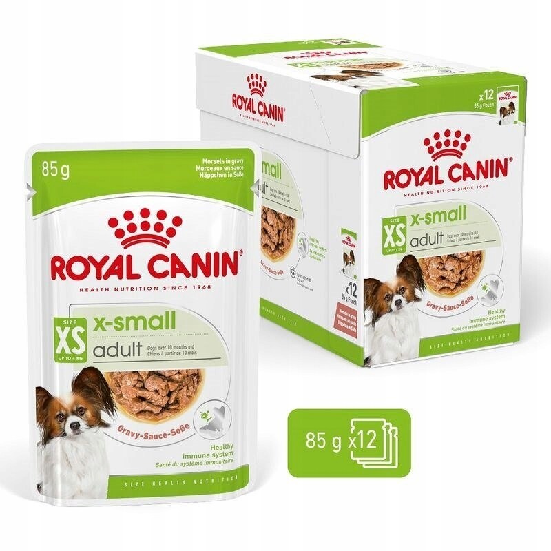 Royal Canin X-Small Adult v omáčce - výhodné balení: 24 x 85 g
