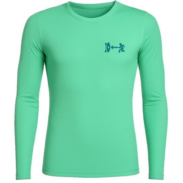 EG DERMIS L/S W Dámské lycrové triko, světle zelená, velikost