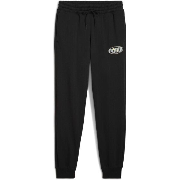 Puma ESSENTIALS LOGO LAB SWEAT PANT Pánské tepláky, černá, velikost