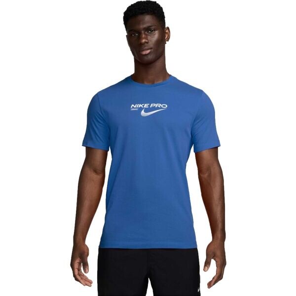 Nike DRI-FIT TEE PRO TRAINING M Pánské sportovní triko, modrá, velikost