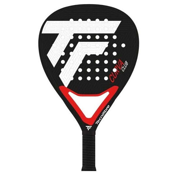 TECNIFIBRE CURVA CLUB Padel raketa, černá, velikost