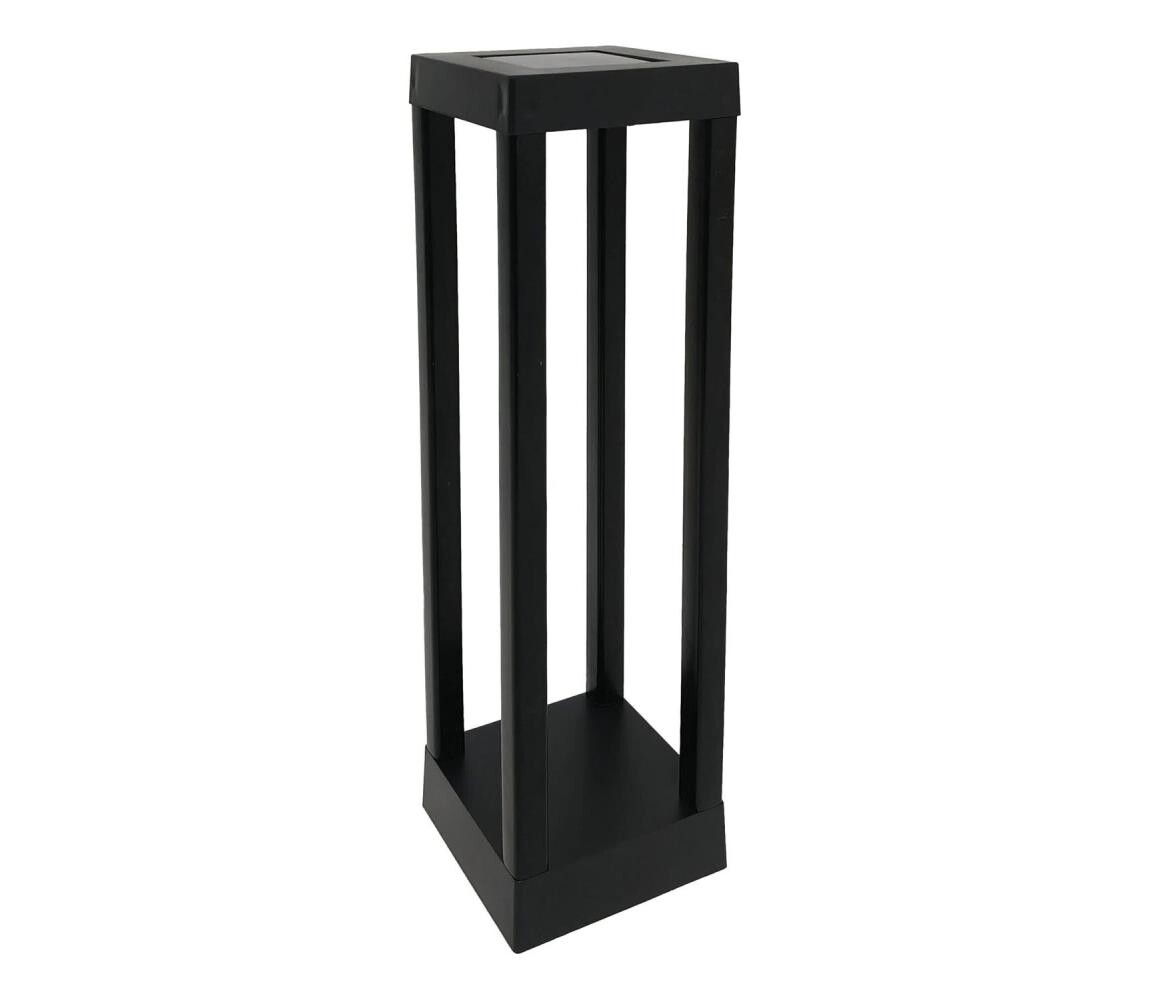 LED Solární lampa PALERMO LED/3,7V 500 mAh 46 cm IP44 černá