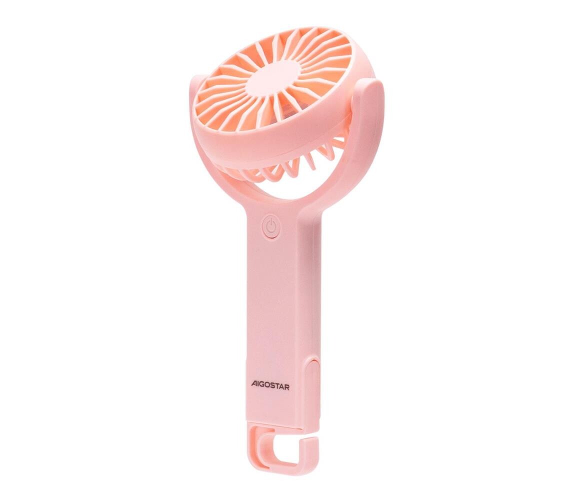 B.V.  - Nabíjecí kapesní látor 4,5W/3,7V 1200mAh USB růžová