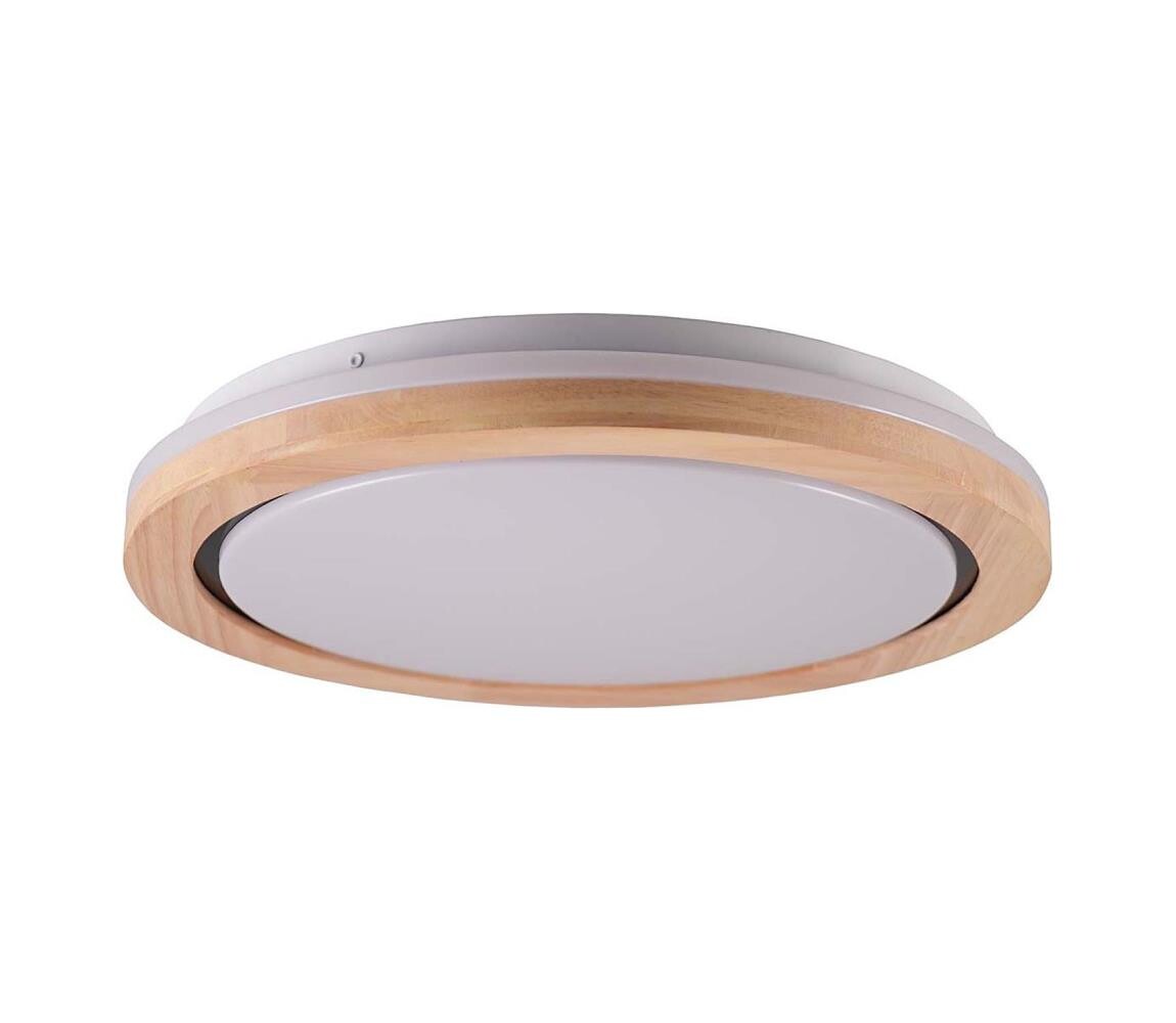 LED Koupelnové stropní svítidlo DAREK LED/24W/230V pr. 39 cm IP44 dub