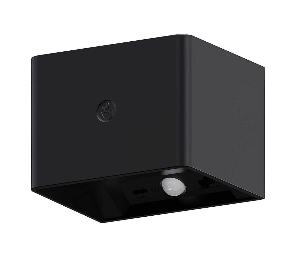 LED Nástěnné svítidlo se senzorem MIRI LED/2,5W/3,7V 3000-6400K 4000 mAh černá