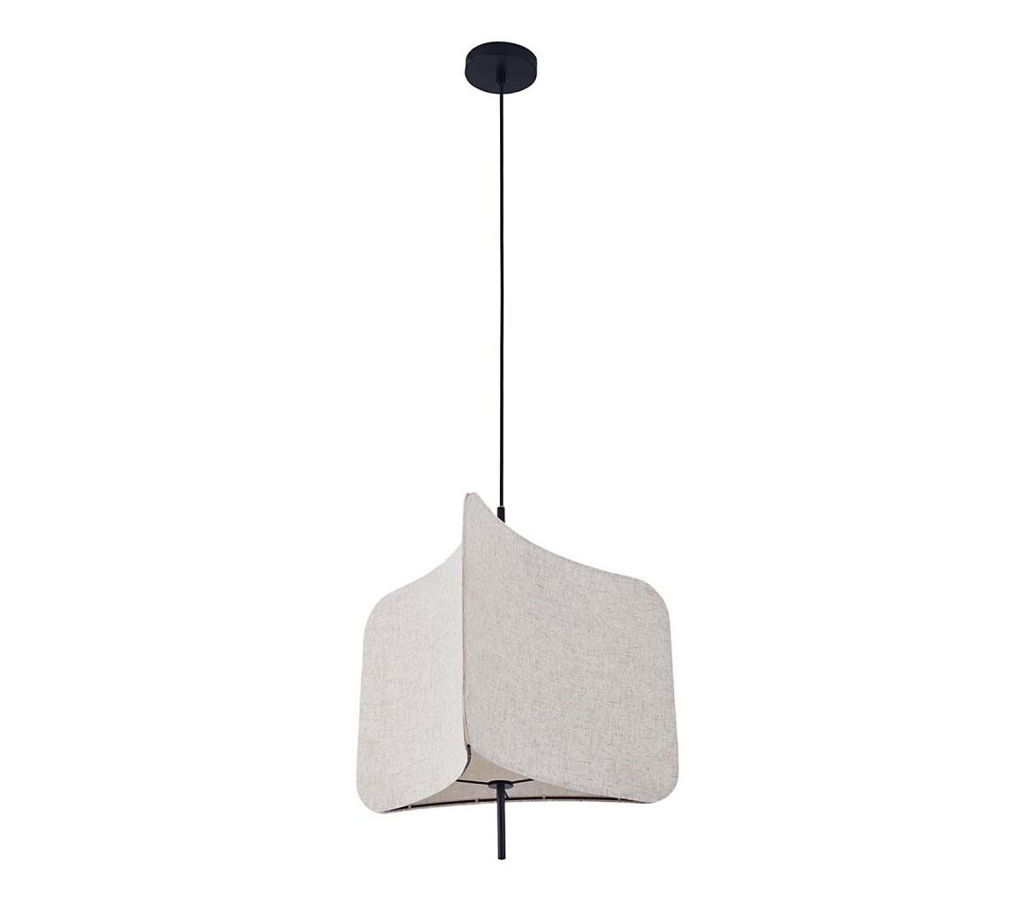 Lustr na lanku HAVANA 1xE27/20W/230V pr. 50 cm béžová