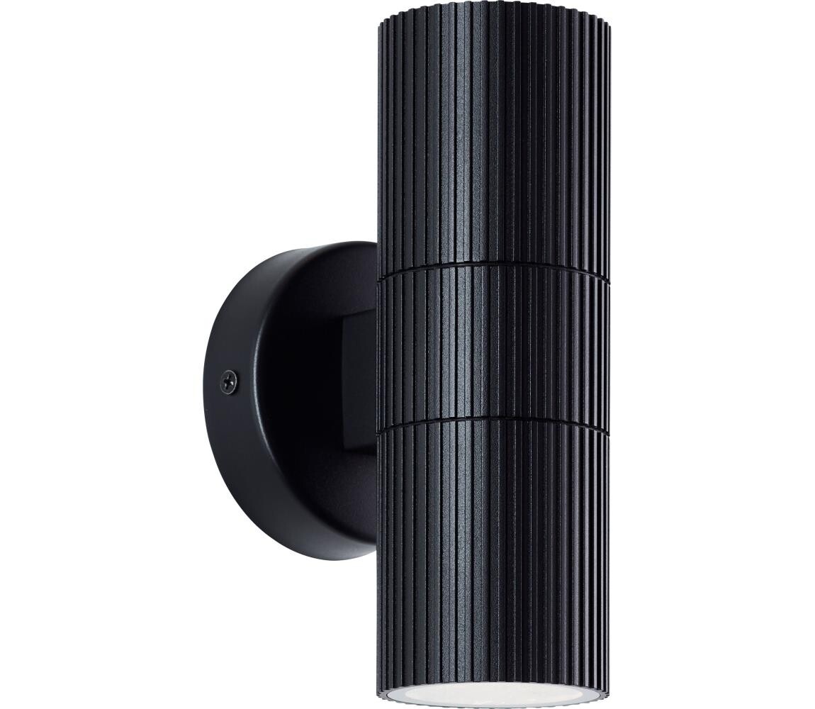 Brilliant Brilliant - Venkovní nástěnné svítidlo KEOLA 2xGU10/10W/230V IP44 černá