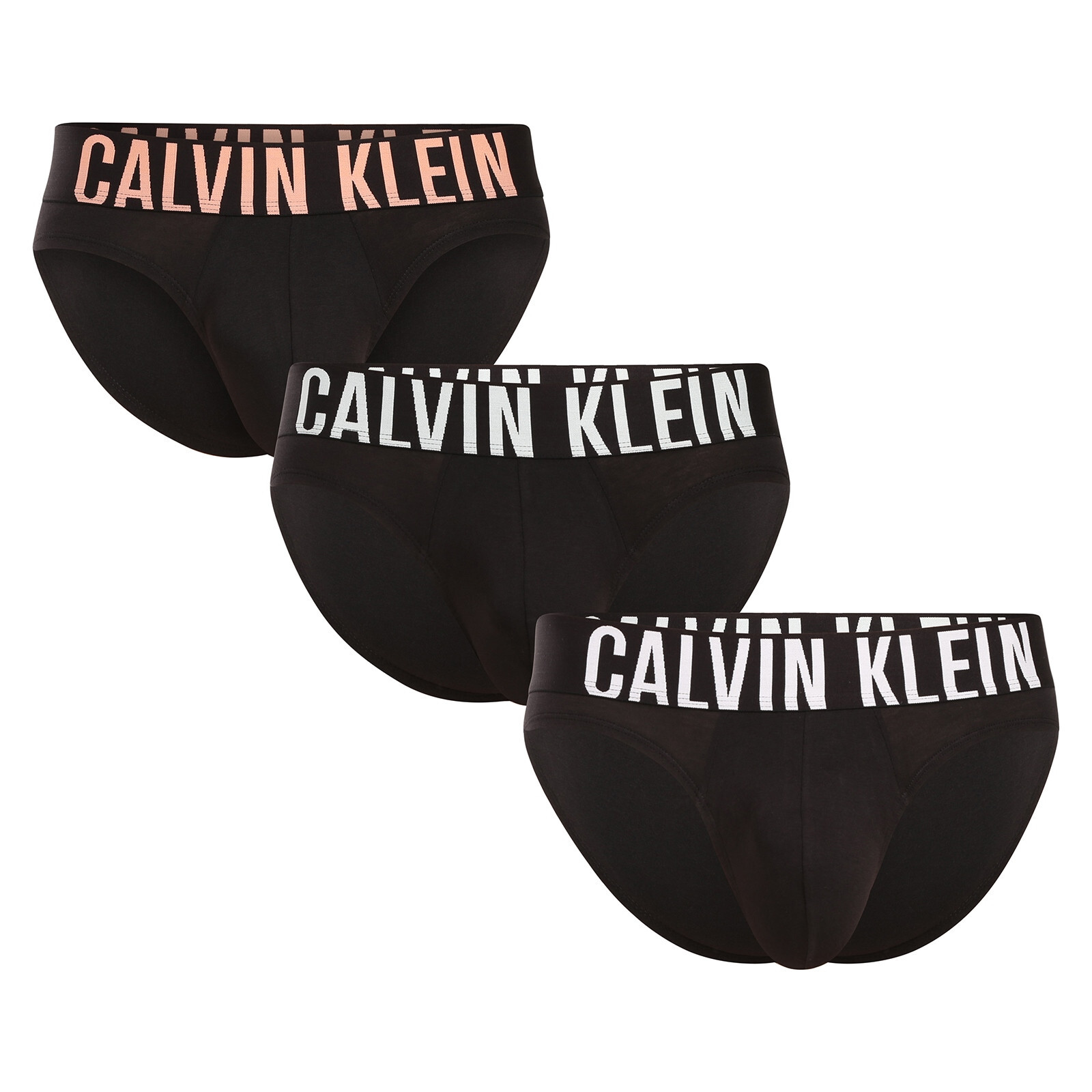 3PACK pánské slipy Calvin Klein černé (NB3607A-VVN) M