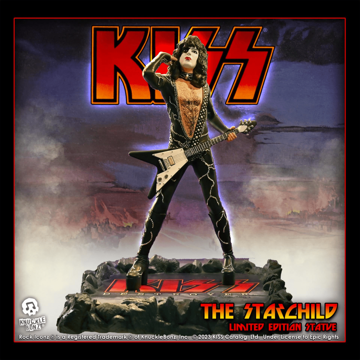 figurka Kiss - Rock Iconz - The Starchild - Destroyer