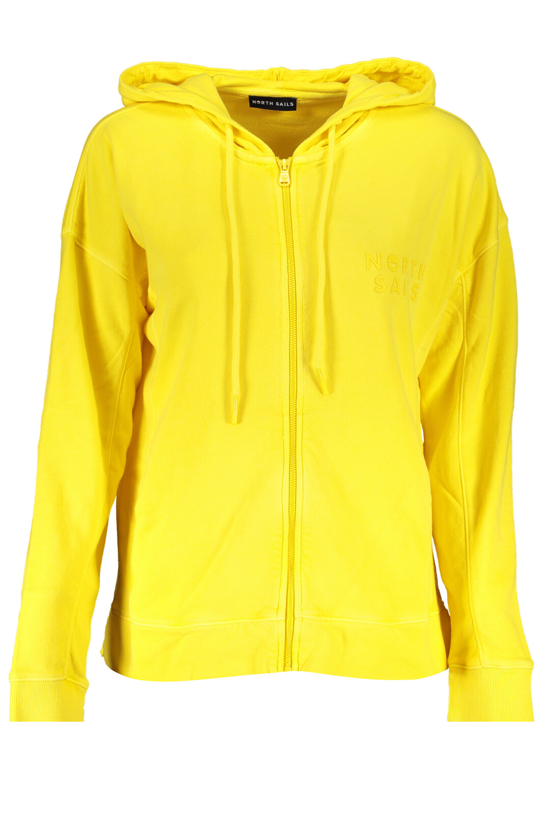 NORTH SAILS WOMEN'S YELLOW ZIP SWEATSHIRT