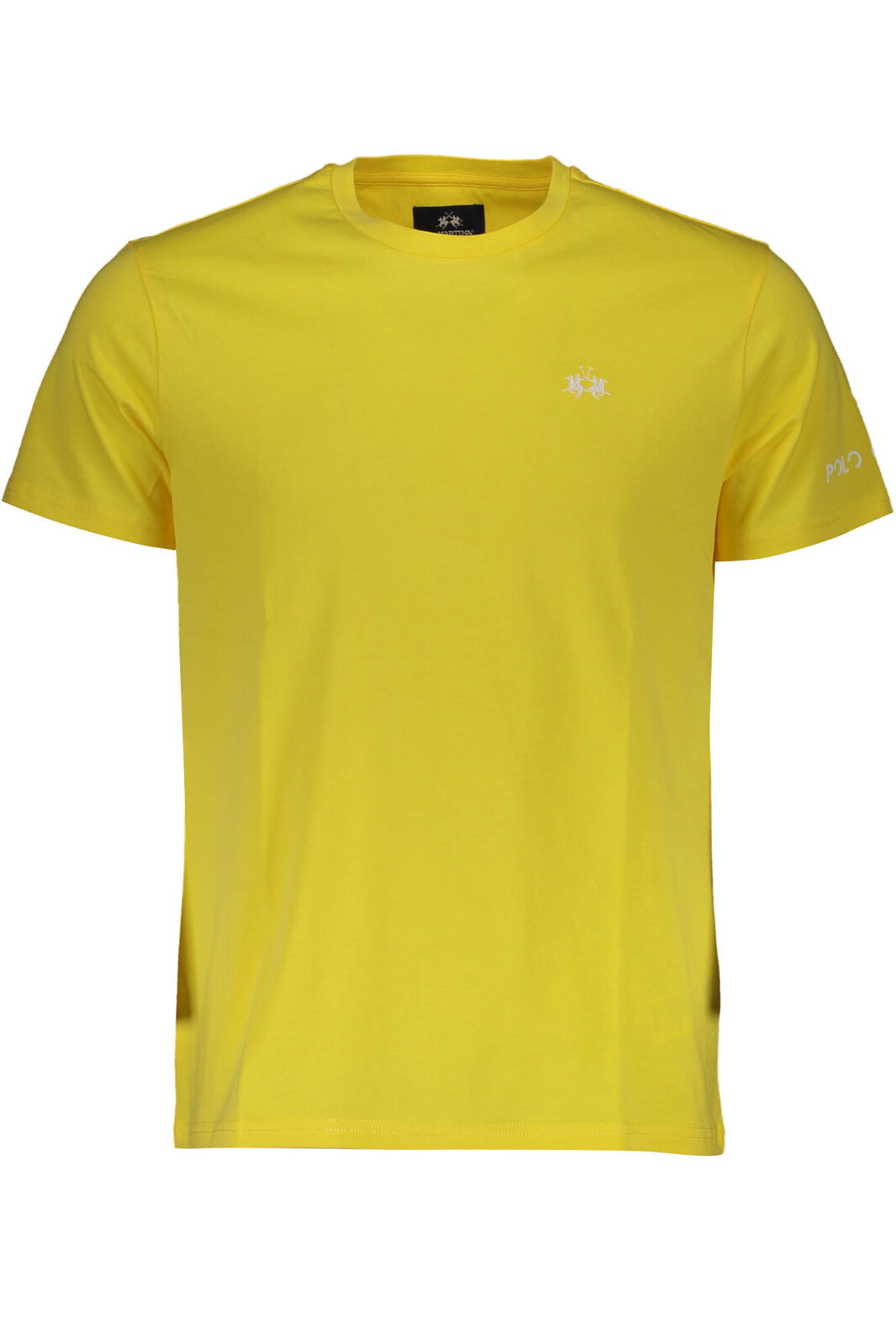 LA MARTINA YELLOW MEN'S SHORT SLEEVE T-SHIRT