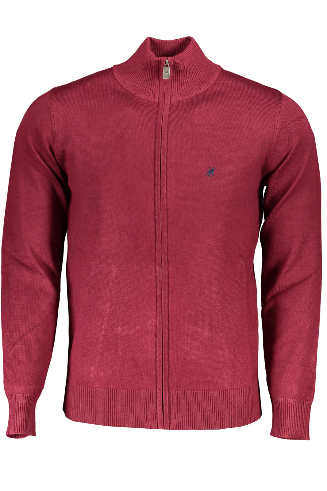 US GRAND POLO MEN'S RED CARDIGAN