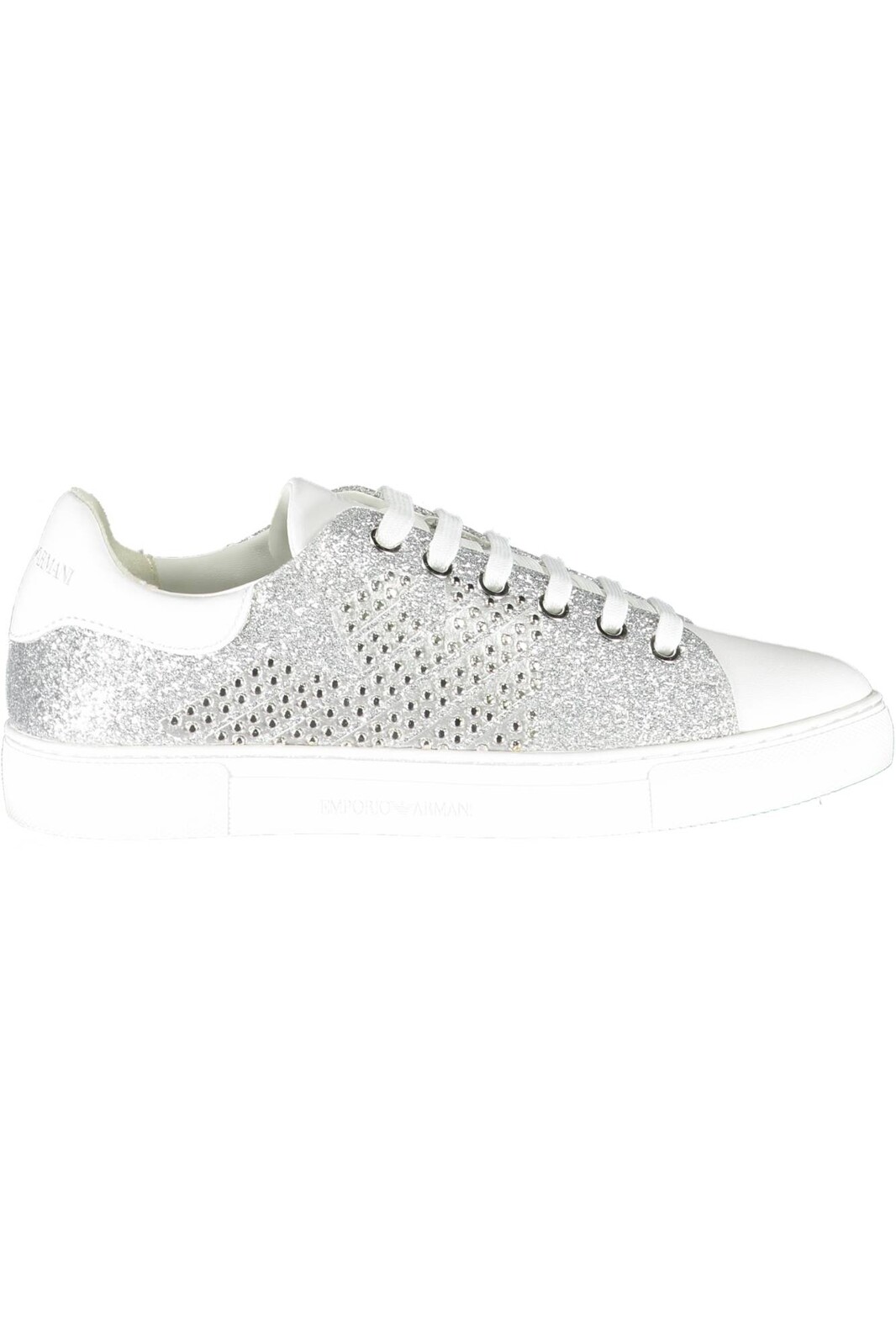 EMPORIO ARMANI SPORTS SHOES WOMAN SILVER