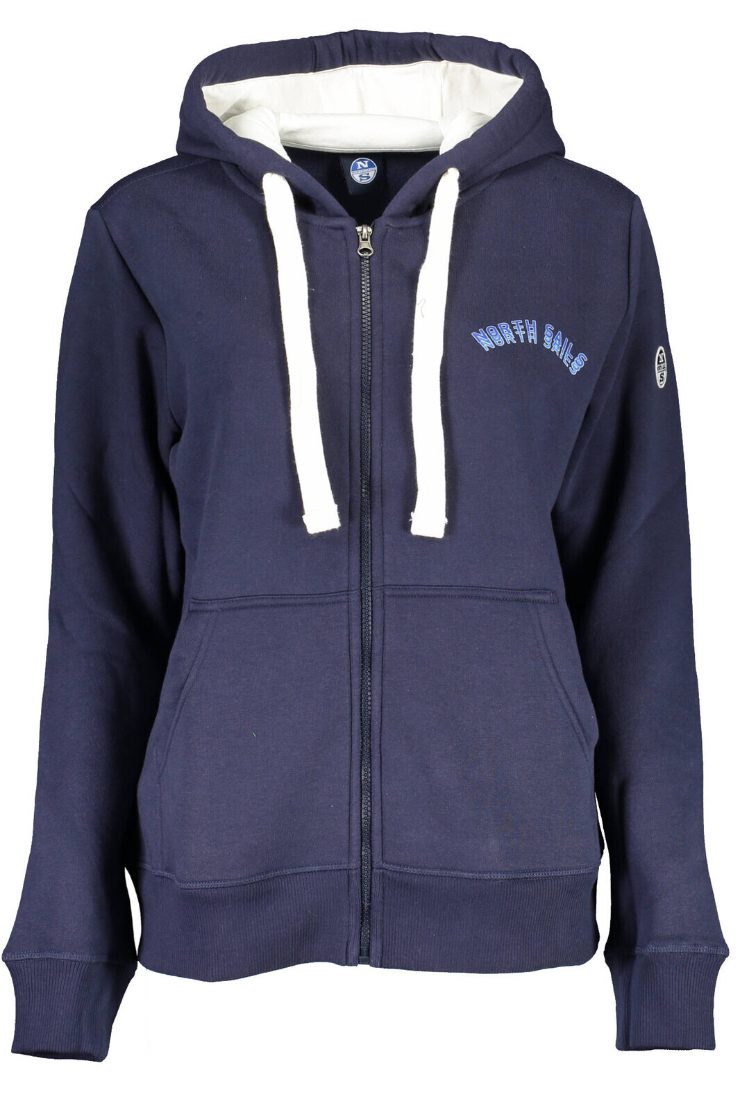 NORTH SAILS WOMEN'S BLUE ZIPPED SWEATSHIRT