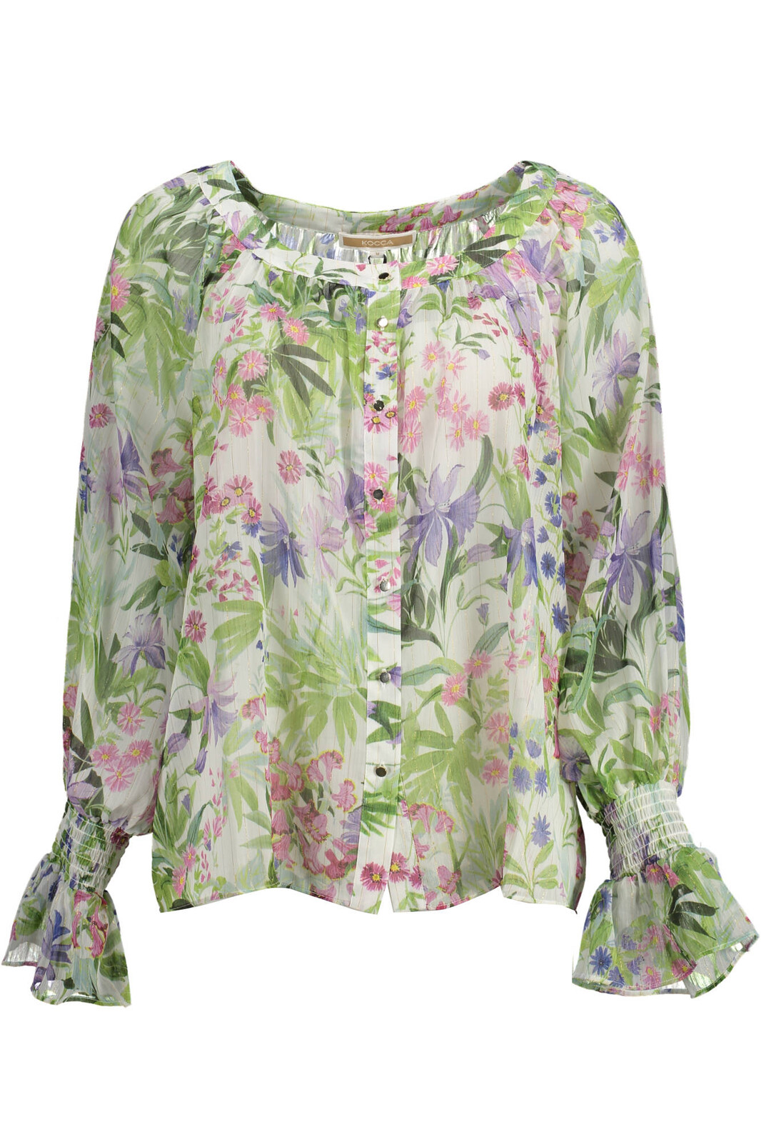 KOCCA LONG SLEEVE SHIRT GREEN WOMAN