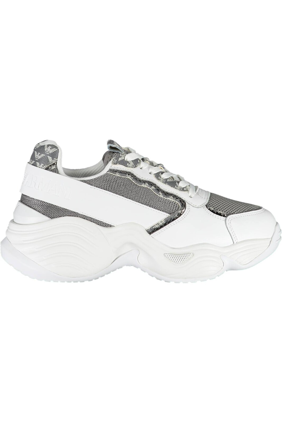 EMPORIO ARMANI WHITE WOMAN SPORTS SHOES