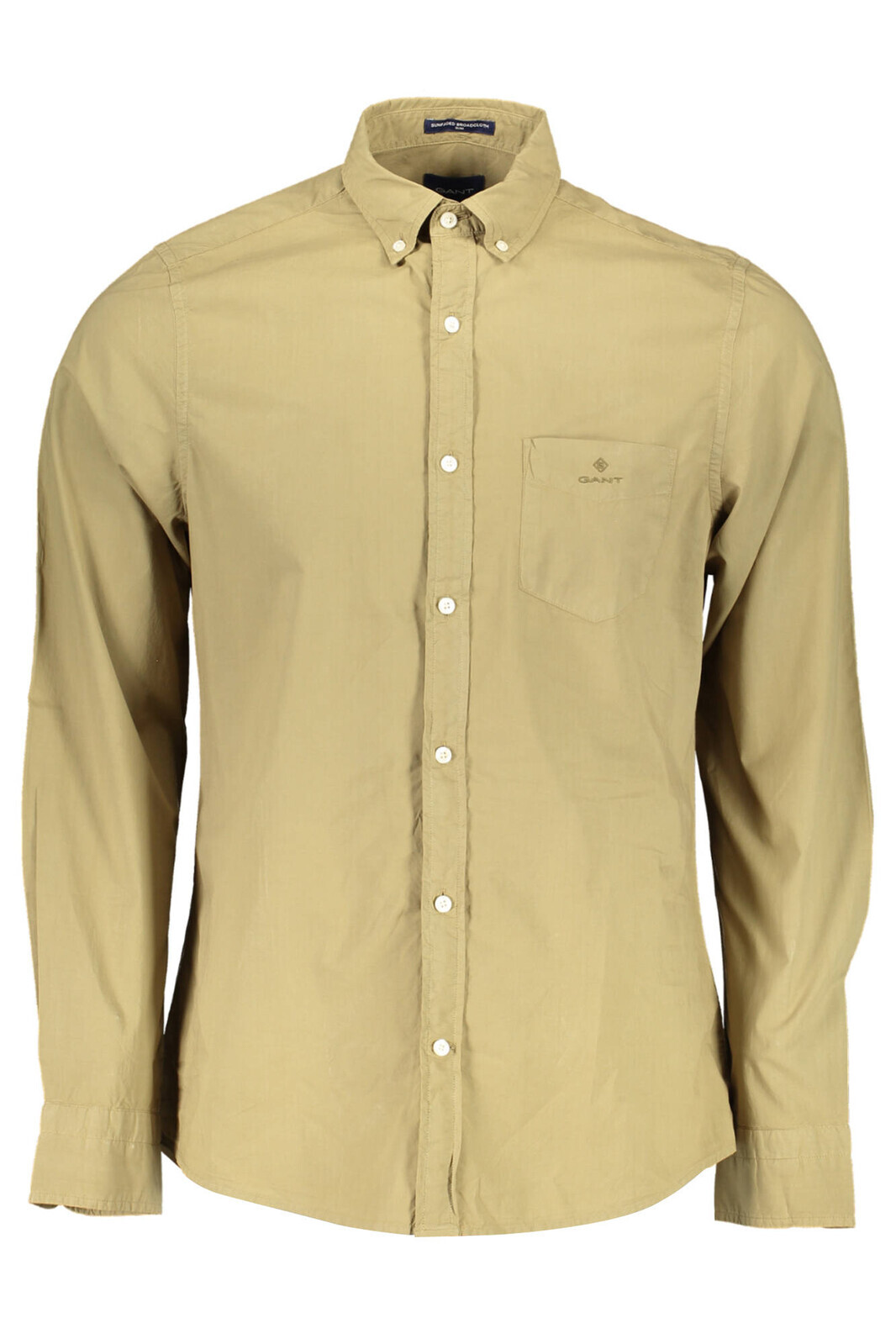 GANT MEN'S GREEN LONG SLEEVE SHIRT