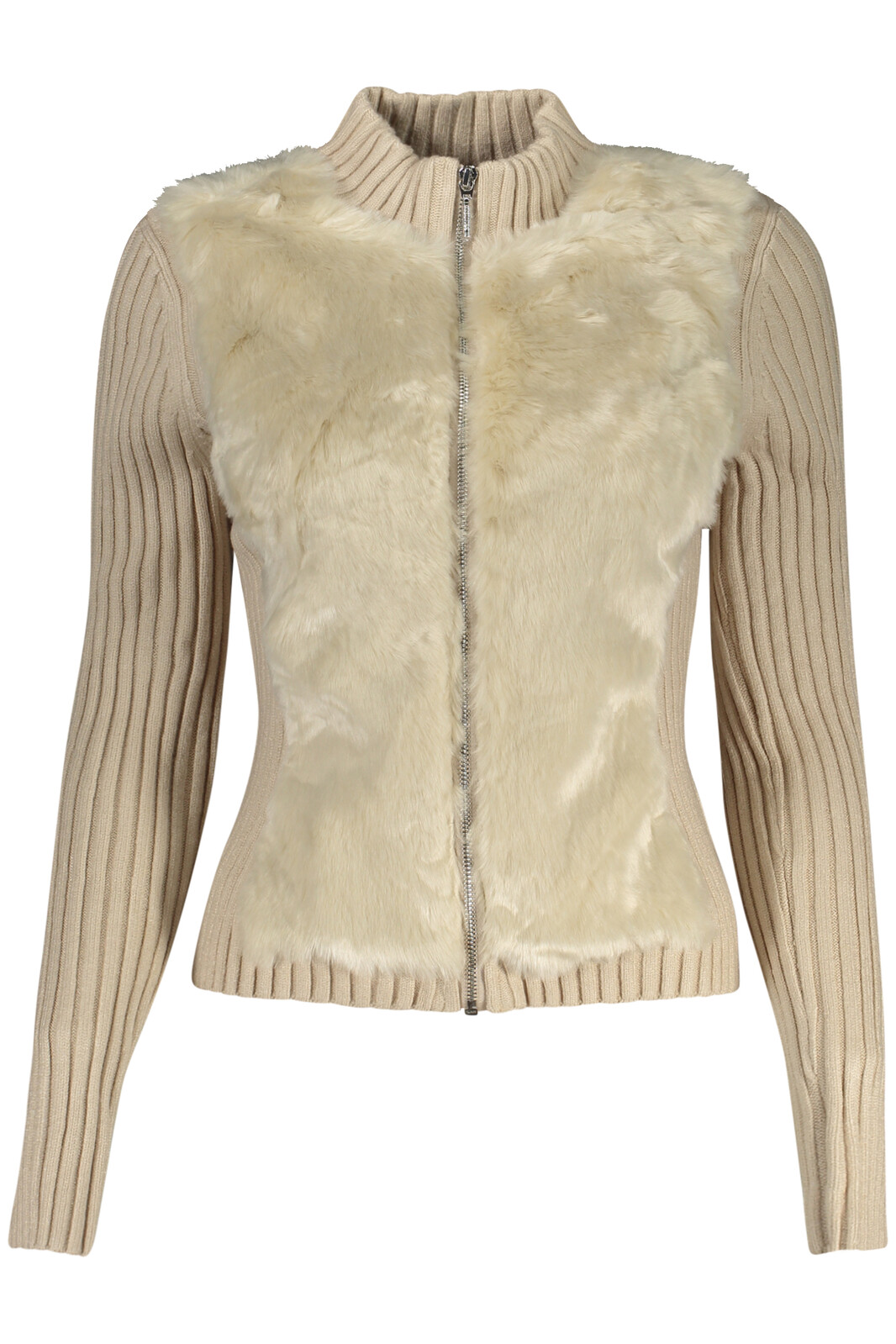 GUESS JEANS CARDIGAN WOMEN BEIGE