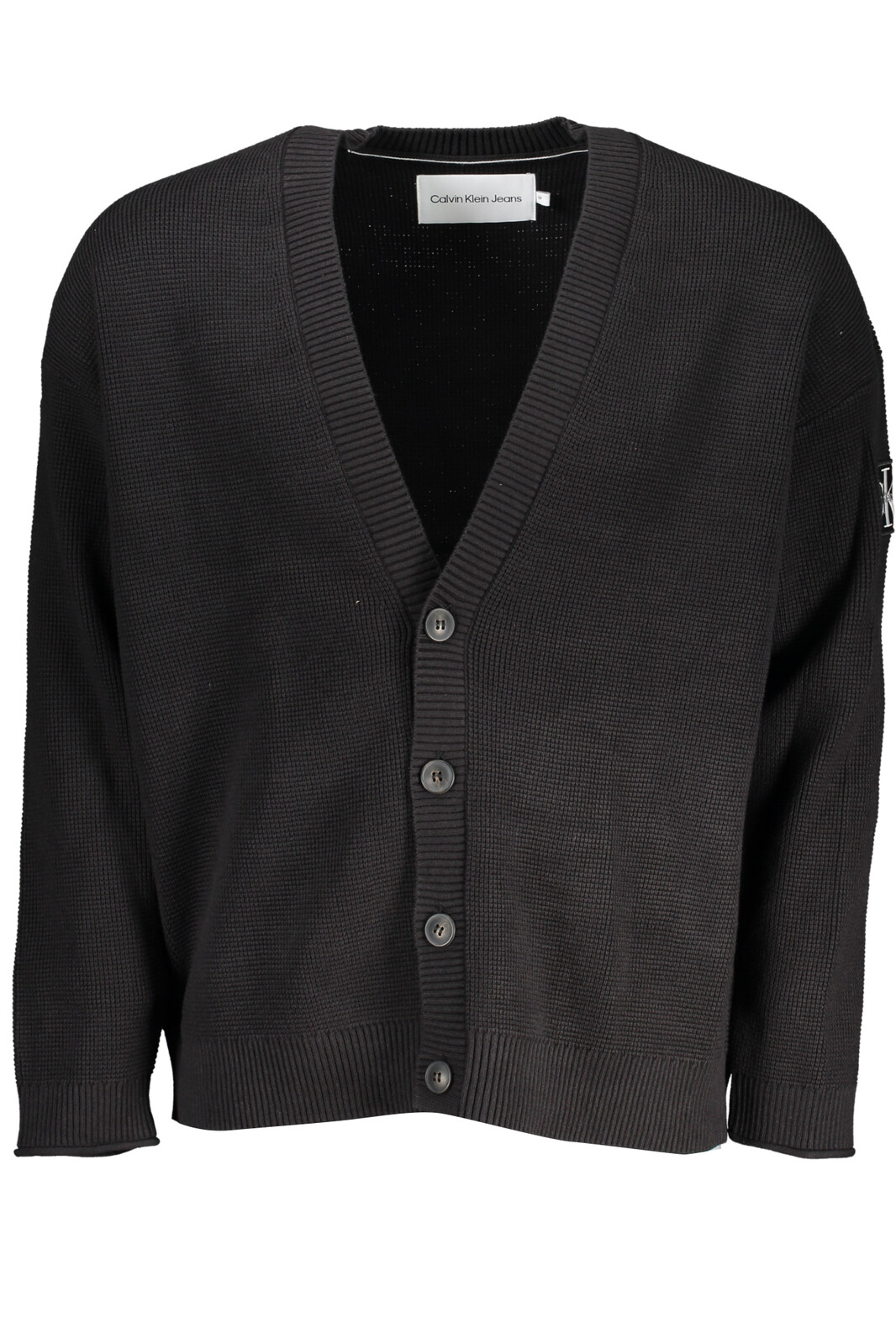 CALVIN KLEIN MEN'S BLACK CARDIGAN
