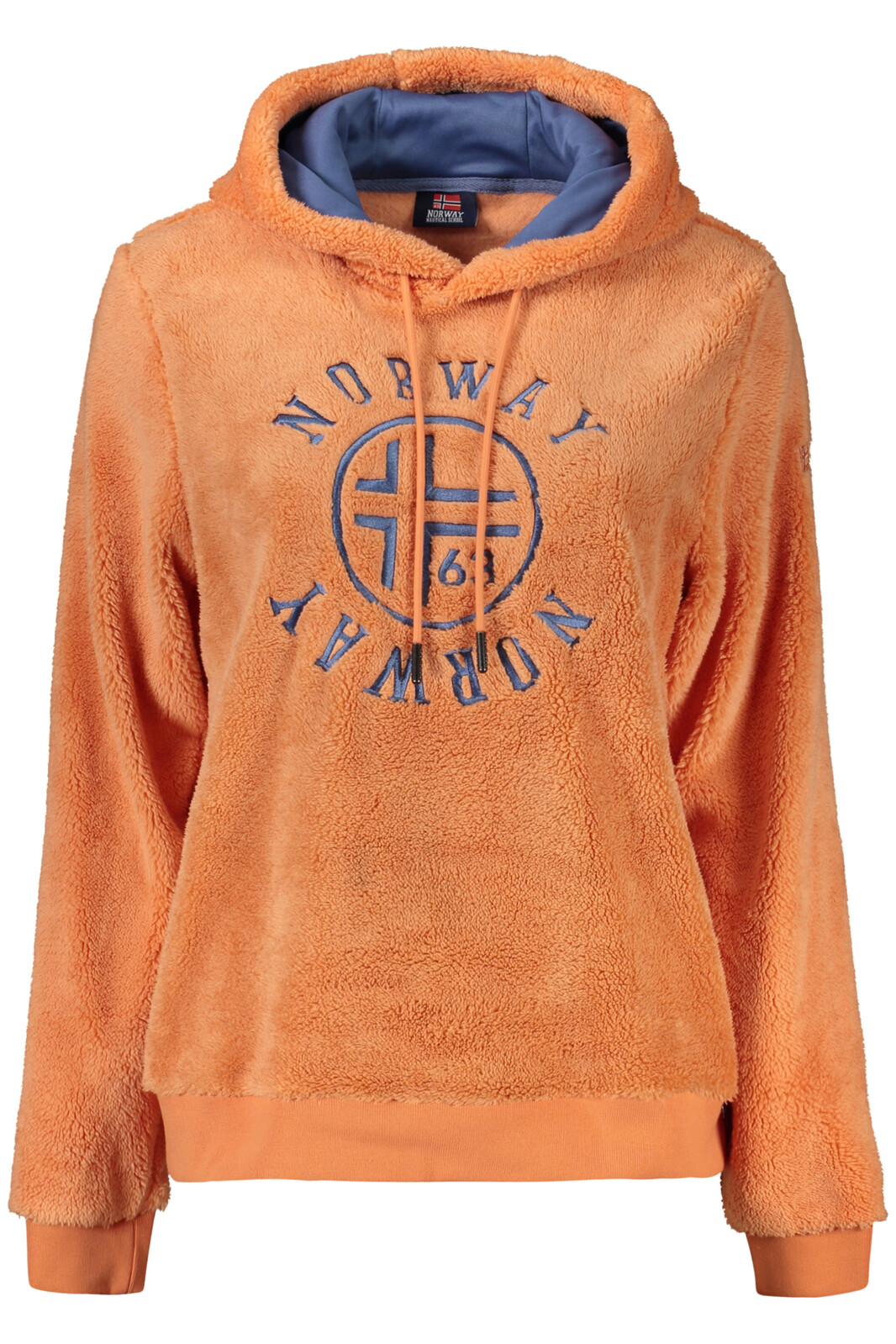 NORWAY 1963 WOMEN'S ORANGE ZIP-UP SWEATSHIRT