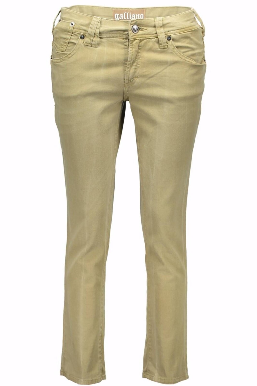 JOHN GALLIANO WOMEN'S GREEN PINOCCHIETTO PANTS