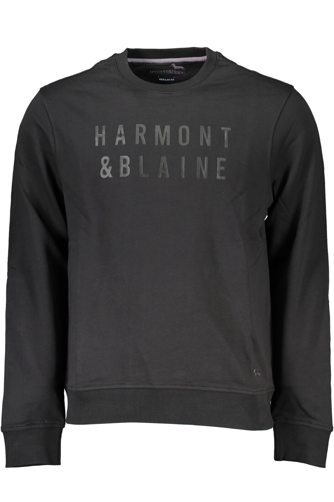 HARMONT & BLAINE MEN'S BLACK ZIP-OUT SWEATSHIRT