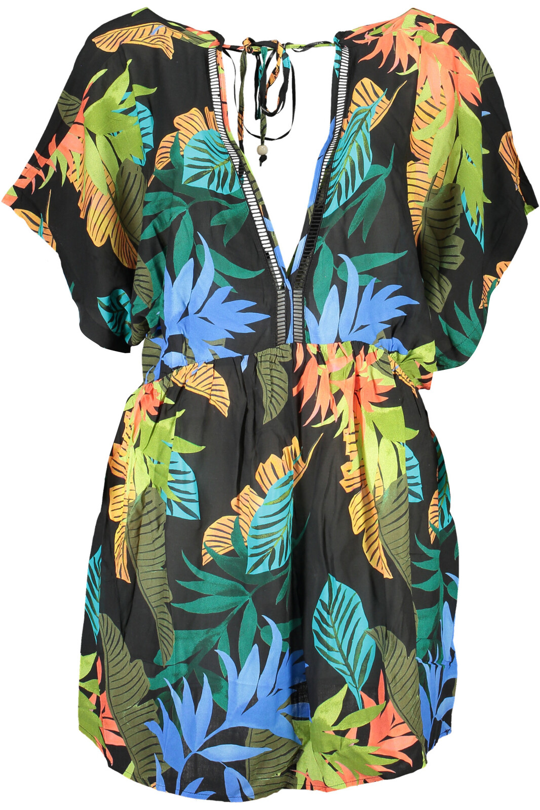 DESIGUAL BLACK WOMEN'S SHORT DRESS