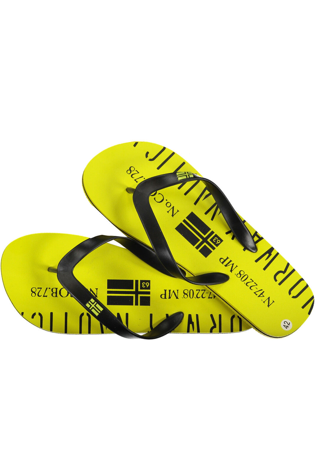 NORWAY 1963 YELLOW MEN'S SLIPPERS