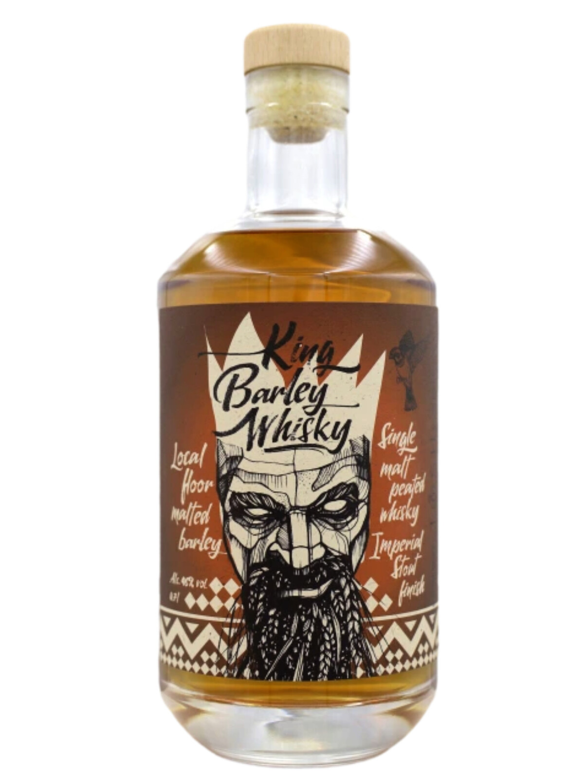 Tōsh whisky (Lafayette a King Barley) Tosh King Barley - Imperial Stout finish 46% 0,7l