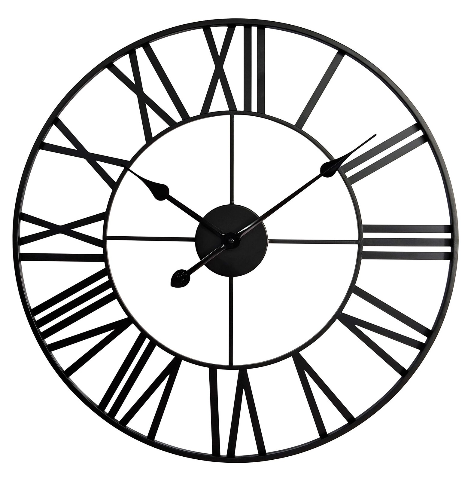 Nástěnné hodiny SOLAR černá Ø 40 cm Mybesthome