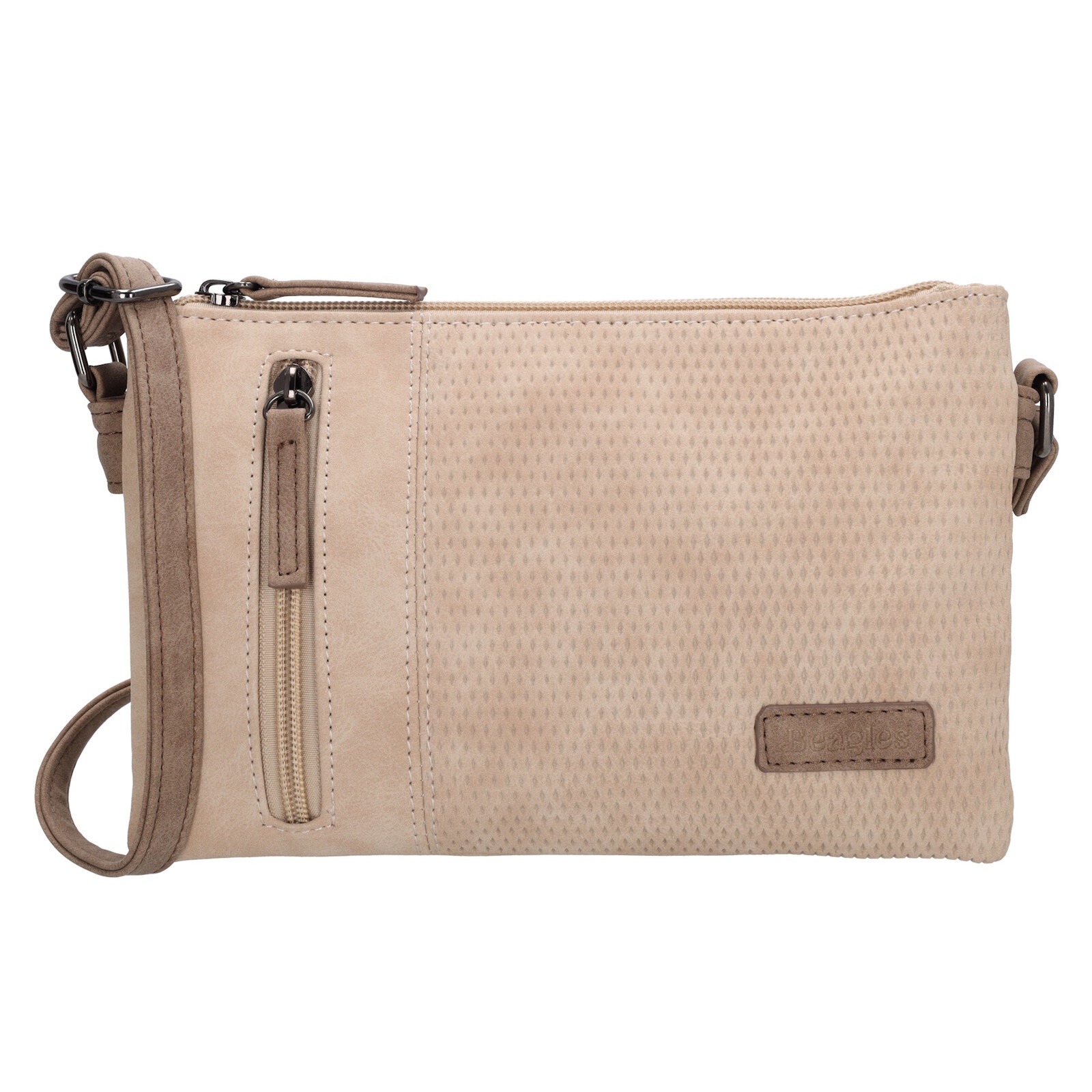 Beagles Brunete menší crossbody taška - světlá taupe