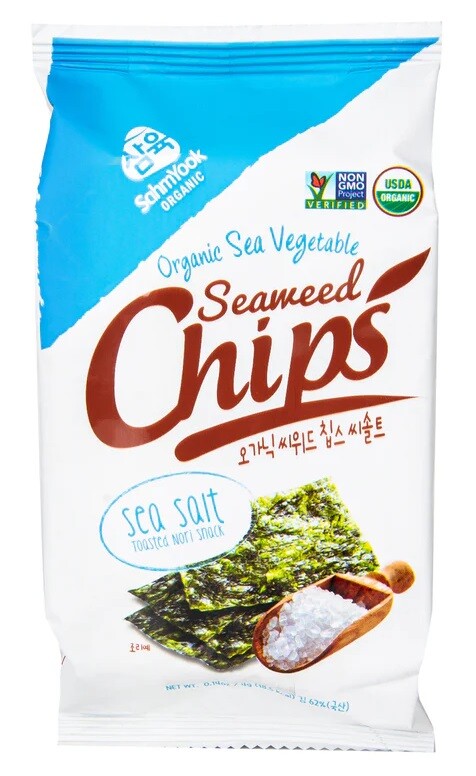 Sahmyookfoods Mořské řasy Snack pražené Nori s příchutí mořské soli 4 g