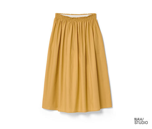 Sukně Nah/Studio - biobavlna - vel. 38 - barva: žlutá