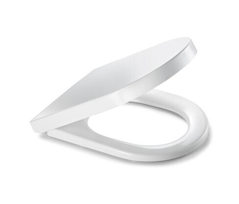 Tchibo - WC sedátko s automatickým zavíráním - barva: bílá