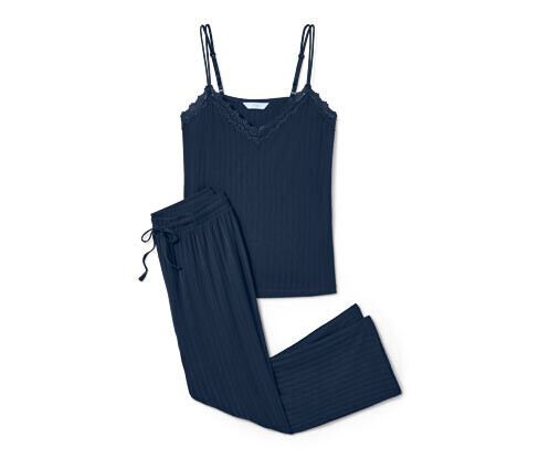 Tchibo - Pyžamo - pro ženy - vel. L 44/46 - barva: modrá