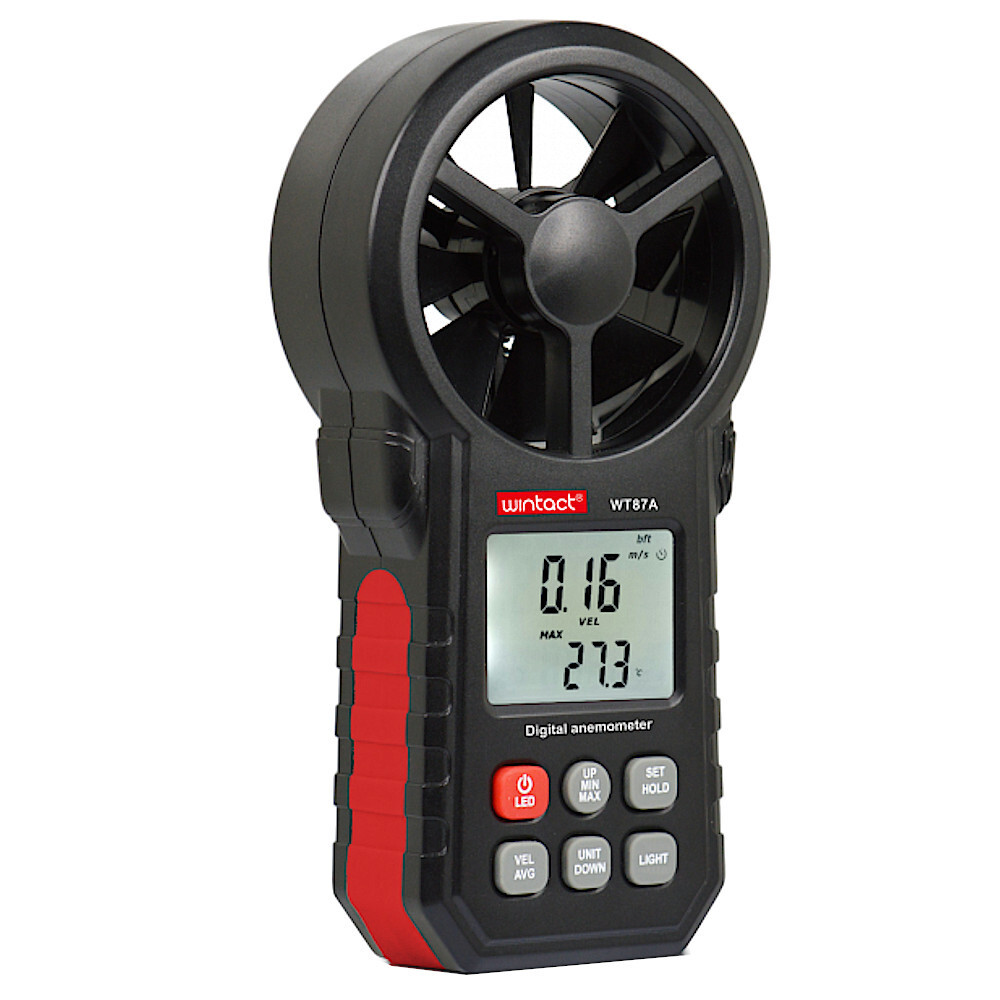 Větroměr, Teploměr, Průtokoměr WT87A