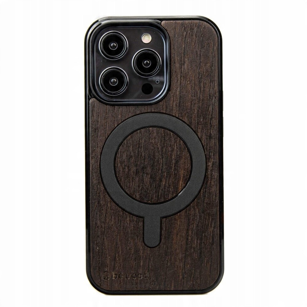 Dřevěné Pouzdro Bewood pro iPhone 15 Pro Dub Uzený s MagSafe