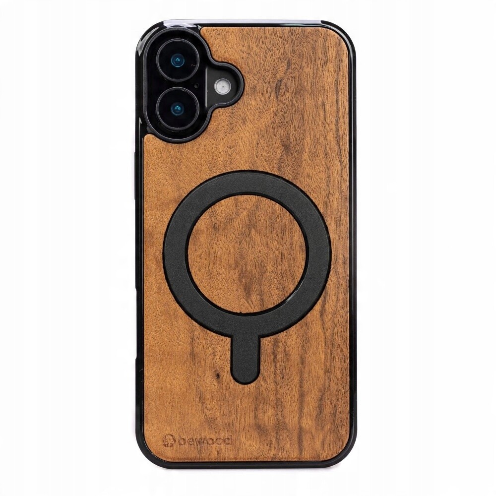 Dřevěné Pouzdro Bewood pro iPhone 16 Plus Imbuia s MagSafe