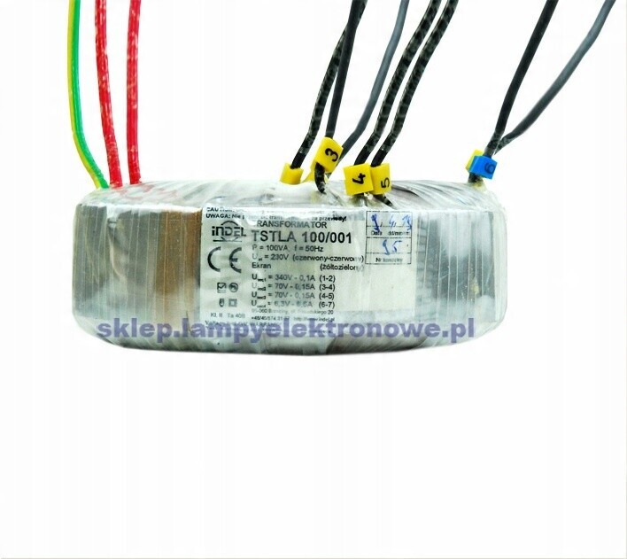 Tstla 100/001 Toroidní síťový transformátor Indel