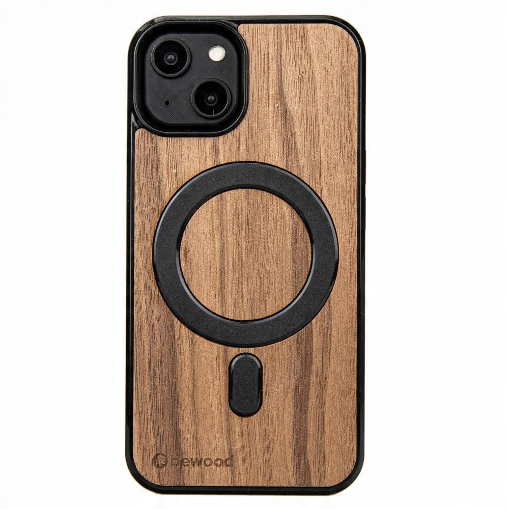 Dřevěné Pouzdro Bewood na iPhone 14 Americký ořech MagSafe
