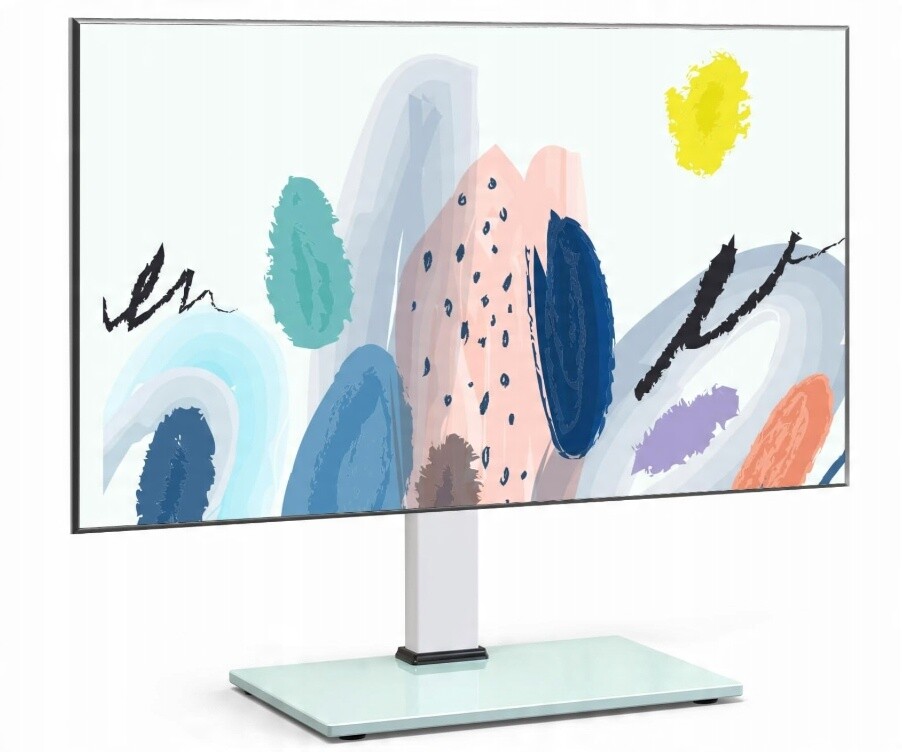 Fitueyes Univerzální stabilní stojan pod televizi se skleněnou základnou