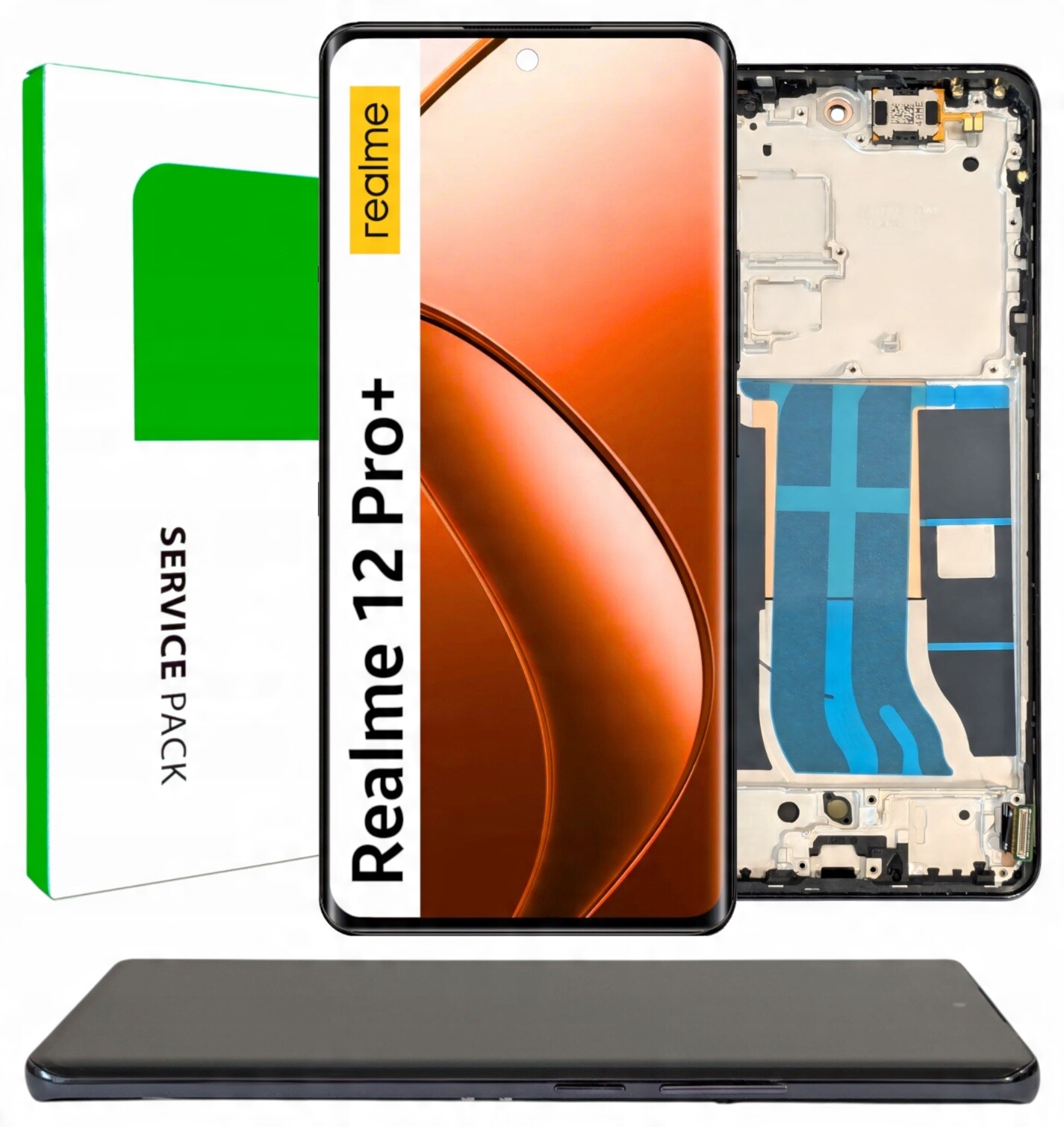 Displej pro Realme 12 Pro Plus LCD displej Rámeček Originální Zila RMX3840